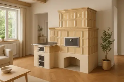 Kachlová kamna na míru – realizace Kamnářství Závacký č. 712